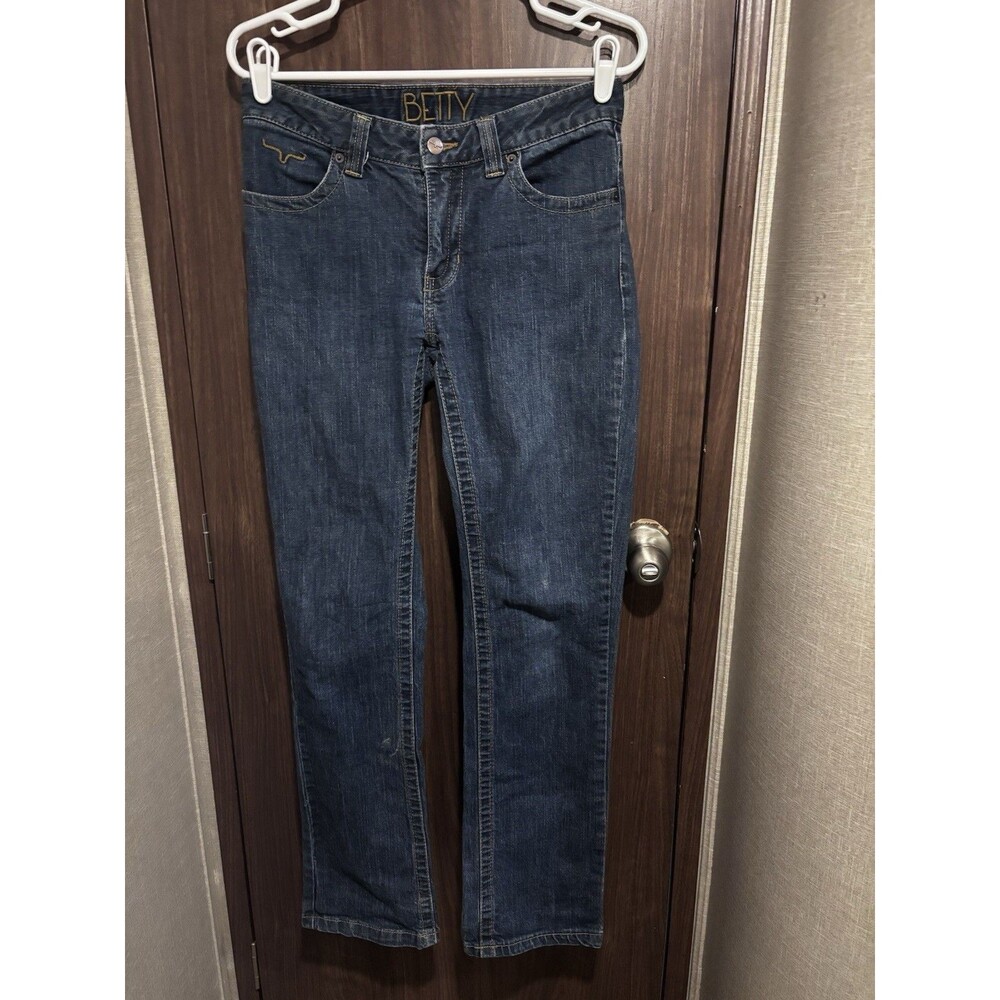Kimes Ranch Betty Jeans Slim Straight Women's 4/32 USA Made Medium Wash